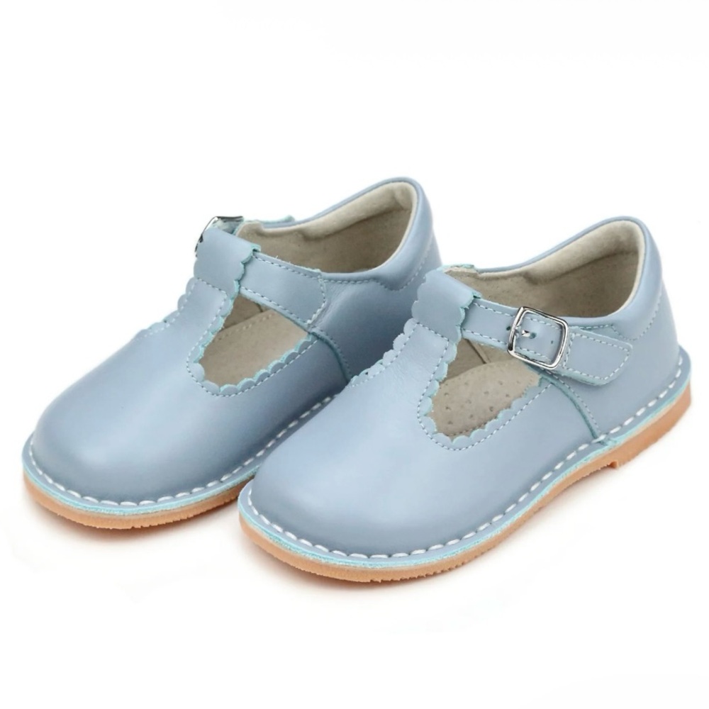 L’Amour Selina Scalloped T-Strap Mary Jane